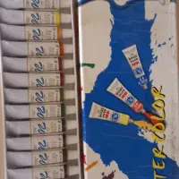 ۸جعبه آبرنگ تیوپی۱۸ رنگ خارجی آکبند