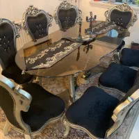 میز غذاخوری و مبلمان سلطنتی