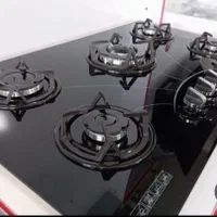 اجاق گاز رومیزی چدن گردصفحه ای شیشه ای کد۱۱۱۱۱