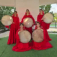 رقص گروهی و دف نوازی مجالس و مراسمات