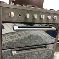 اجاق گاز تمیز نو طرح فرپنج شعله طوسی فندک دار|اجاق گاز و لوازم برقی پخت‌وپز|تهران, زیبادشت|دیوار