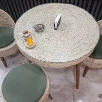 میز و صندلی حصیری