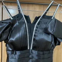 لباس مجلسی ساتن آمریکایی براق کاملا سالم و نو|لباس|مشهد, آبکوه|دیوار