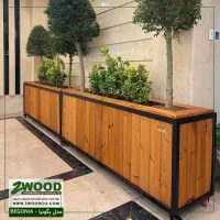فلاور باکس / گلدان چوبی - zwood
