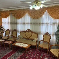 مبل استیل ۷ نفره همراه با ۳ میز