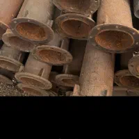 لوله چاه 5اینچ دست دوم لوله روغنی بوش برنجی