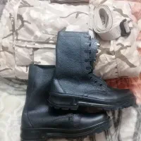 لباس سربازی کاپشن و پوتین