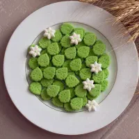 قندگیاهی  روضه نبات دمنوشی نمک رنگی،قندآیسینگی