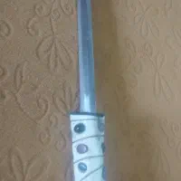 کارد قدیمی دسته استخوان با نگین