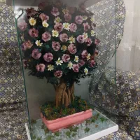 گلدان شیشه ای خیلی لاکچری