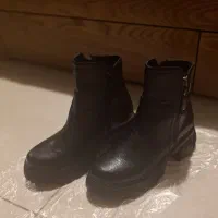 دو مدل نیم بوت مشکی سایز ۳۸|کیف، کفش، کمربند|ساری, |دیوار