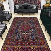 فرش دستبافت 6متری ،نقش قشقایی،گل ابریشم