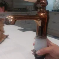 شیر روشویی رزگلد مسی