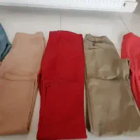 شلوارهای زنانه دخترانه در سایزهای مختلف در حد نو