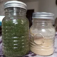 جا ادویه شیشه ای درب استیل