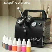 ست ایربراش و کمپرسور حرفه ای اسپارمکس تایوان
