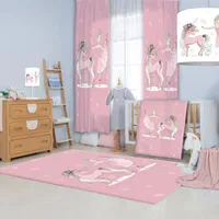 ست پرده و فرشینه اتاق کودک