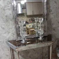 آینه کنسول و شمعدان