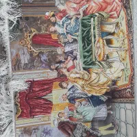 تابلوفرش دست بافت طرح پاسوربازتبریزی|تابلو فرش|اصفهان, خواجو|دیوار