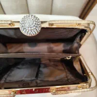 کیف دستی سفید چرم براق|کیف، کفش، کمربند|شیراز, شهرک گلستان|دیوار