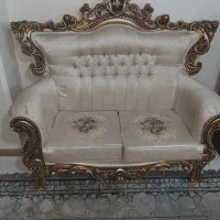 مبل۷نفره سلطنتی بامیز عسلی