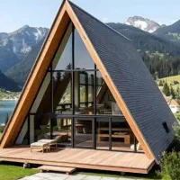 طراحی / ساخت و اجرای کلبه سوییسی