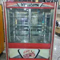 یخچال ویترینی دوطرف نما چهاردرب تمیز