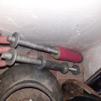 وزنه چدنی دور پلاستیک