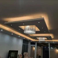نصاب سقف کاذب کناف لاین نوری دیوارپوش pvc پارتیشن|خدمات پیشه و مهارت|تهران, بازار|دیوار