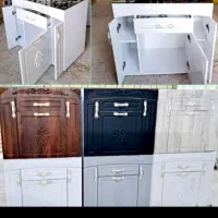 اجاق گاز طرح فر ام دی اف چوبی  لوازم خانگی قنواتی