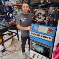 پرس شیلنگ(( رضائیان ))دنبال هر شیلنگی هستی ماداریم