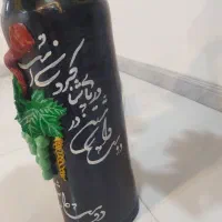 گلدان سفالی و فلزی|گل مصنوعی|قائن, |دیوار