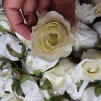 سر گل مصنوعی رز جهت تزیین باکس گل|گل مصنوعی|ری, فیروزآبادی|دیوار