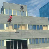 پیچ و رولپلاک نما با طناب راپل کار رول پلاک ارتفاع|خدمات پیشه و مهارت|فردیس, فردیس|دیوار