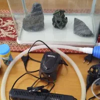آکواریم  به همراه لوازم
