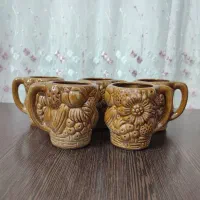 ست لیوان عتیقه|کلکسیون اشیاء عتیقه|تهران, مینای شمالی (مخبر)|دیوار