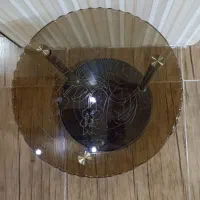 میز جلو مبلی قهوه ای تیره|مبلمان خانگی و میز عسلی|رشت, رودباری|دیوار