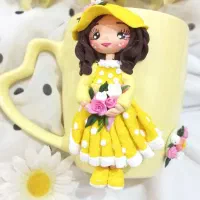 لیوان عروسک خمیری