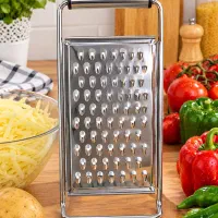 رنده استیل تخت دسته‌دار بزرگ