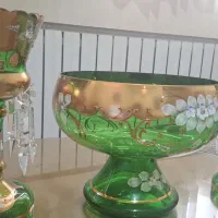 ۲ عدد شمعدان اگرمن و ۱ کاسه اجیل خوری طلا کوب|صنایع دستی و سایر لوازم تزئینی|تهران, المهدی|دیوار