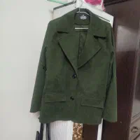 کت و شلوار کبریتی سبز خوش رنگ