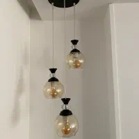 لوستر سه شاخه|لوستر و چراغ آویز|بهشهر, |دیوار