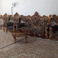 مبل سلطنتی 11نفره|مبلمان خانگی و میز عسلی|کرمانشاه, |دیوار