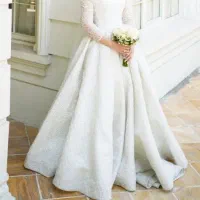 لباس عروس اروپایی عربی دست دوز