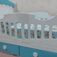 تخت خواب کودک طرح کلبه|اسباب و اثاث بچه|بندر ماهشهر, |دیوار