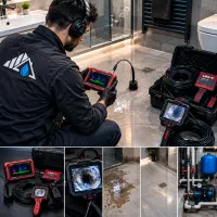 نشت‌یابی تخصصی آب  با دستگاه  کمترین تخریب