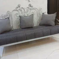 نیمکت، صندلی ۳ نفره آهنی (پشتی فرفوژه)