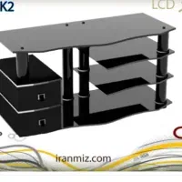 میز تلویزیون شیشه ای