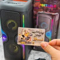اسپیکر بلوتوثی شارژی میکروفن دار رقص نور KTS2223|پخشکننده همراه|کرج, گلشهر|دیوار