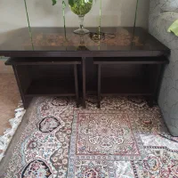 میز پذیرایی با چهار عدد میز عسلی